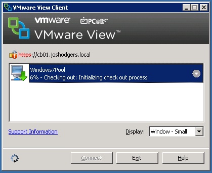 VMware View Client – Internal Error | CloudXC